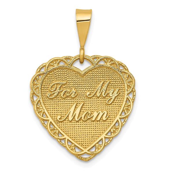 Solid,Casted,Polished,Satin,14K Yellow Gold,Reversible,Textured
