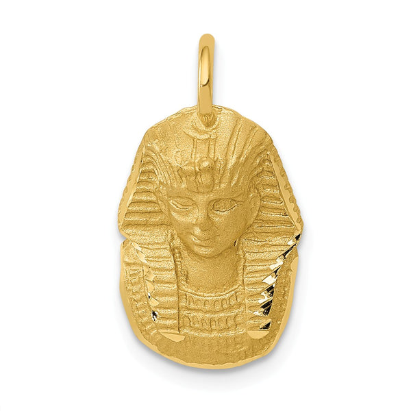 Solid,Casted,Diamond Cut,Satin,14K Yellow Gold,Open Back