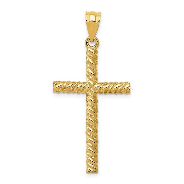 Solid,Casted,Diamond Cut,Satin,14K Yellow Gold,Open Back