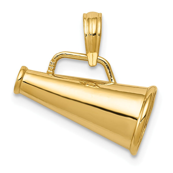 Polished,3-D,14K Yellow Gold