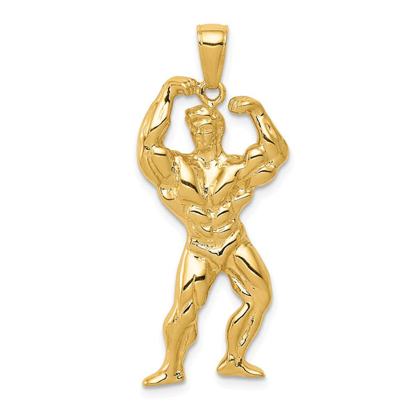 Solid,Casted,Polished,14K Yellow Gold,Open Back