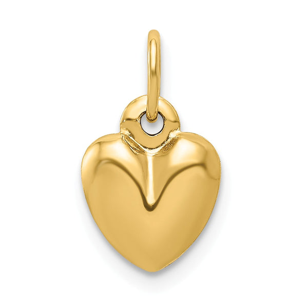 Polished,3-D,14K Yellow Gold,Hollow