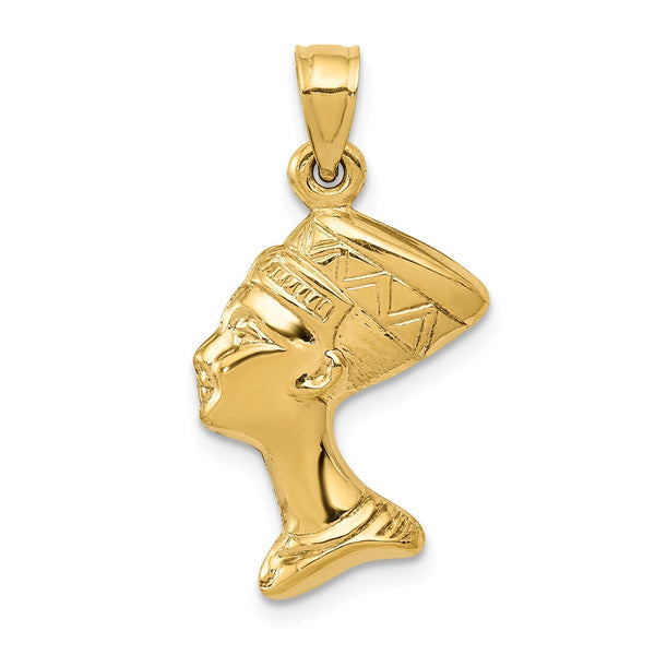Polished,3-D,14K Yellow Gold,Hollow