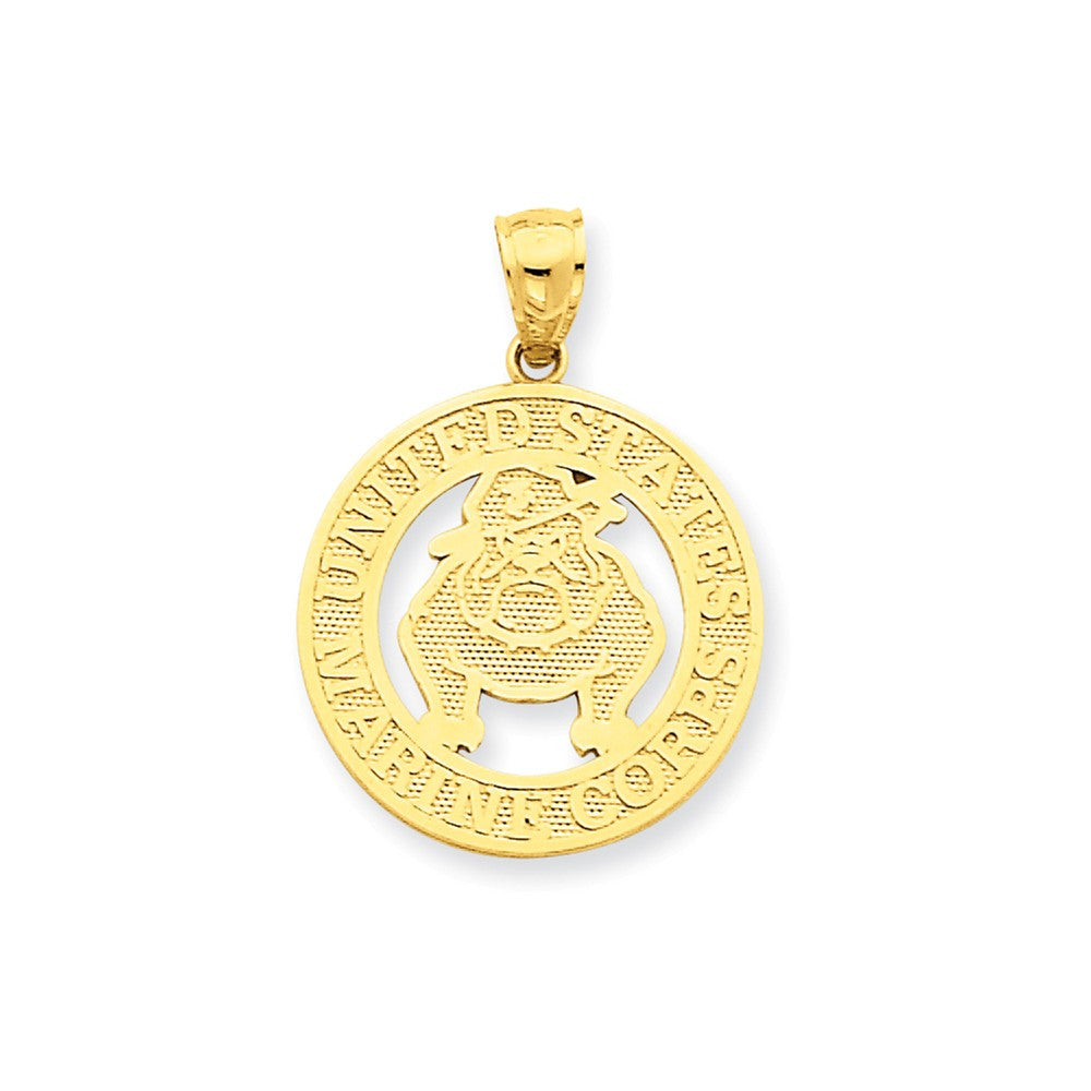 Pendants & Charms,Gold,Yellow,14K,28 mm,20 mm,Each,Americana & Military,Between $200-$400
