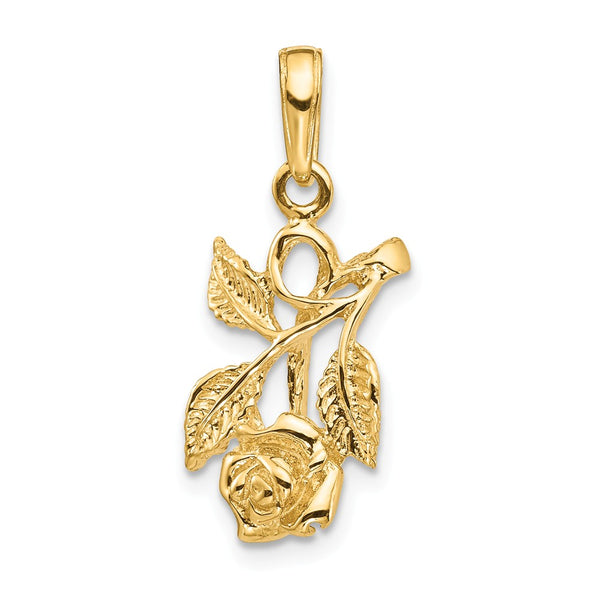 Solid,Casted,Polished,14K Yellow Gold