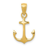 Pendants & Charms,Gold,Yellow,14K,24 mm,13 mm,Each,Nautical,Between $100-$200