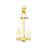 Pendants & Charms,Gold,Yellow,14K,36 mm,14 mm,Each,Nautical,Between $400-$600