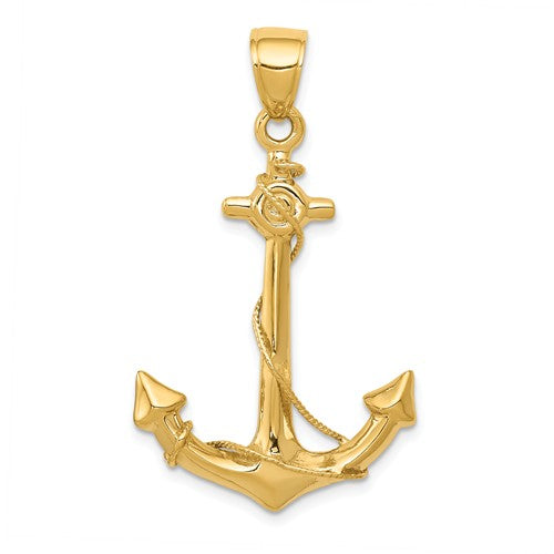 Pendants & Charms,Gold,Yellow,14K,39 mm,24 mm,Each,Nautical,Between $400-$600