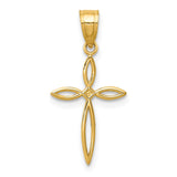 Solid,Diamond Cut,Polished,14K Yellow Gold