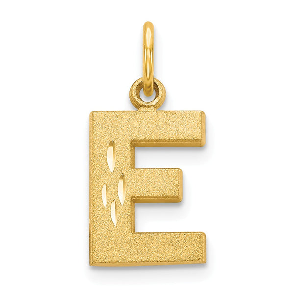 Solid,Casted,Diamond Cut,Satin,14K Yellow Gold