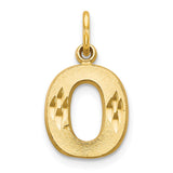 Solid,Casted,Diamond Cut,Satin,14K Yellow Gold