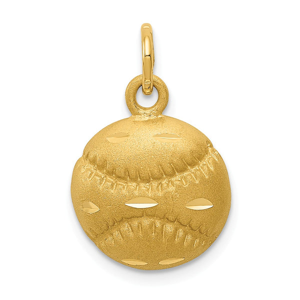 Solid,Casted,Diamond Cut,Satin,14K Yellow Gold,Concave