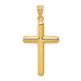 Solid,Casted,Polished,14K Yellow Gold,Flat Back,Textured Back