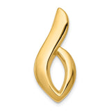 Solid,Casted,Polished,14K Yellow Gold,Hidden Bail,Fits Up to 6mm Regular,Fits Up to 8mm Fancy