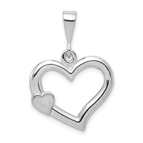 Solid,Polished,Satin,14K White Gold