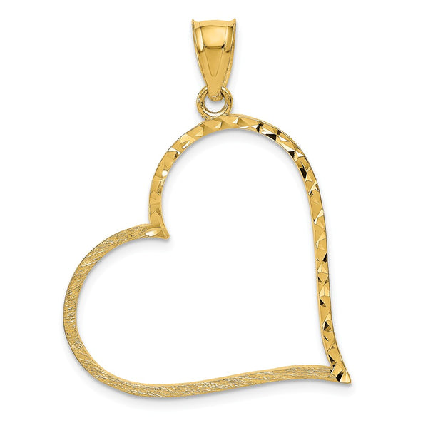 Solid,Diamond Cut,Polished,14K Yellow Gold,Reversible