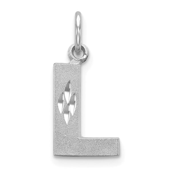 Solid,Casted,Diamond Cut,Satin,14K White Gold