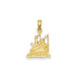 Pendants & Charms,Gold,Yellow,14K,21 mm,14 mm,Each,Nautical,Under $100