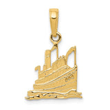 Pendants & Charms,Gold,Yellow,14K,21 mm,14 mm,Each,Nautical,Under $100