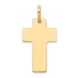 Solid,Polished,14K Yellow Gold,Stamped,Engravable