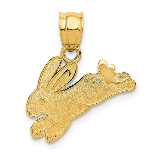 Solid,Casted,14K Yellow Gold,Textured Back,Polished & Satin,Flat