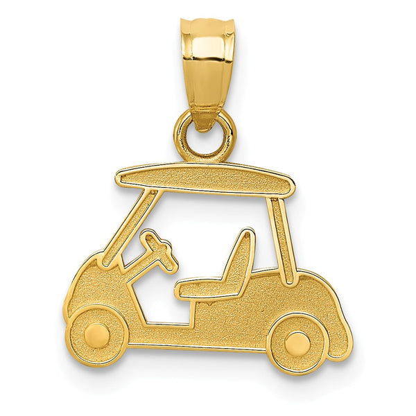 Solid,Polished,Satin,14K Yellow Gold