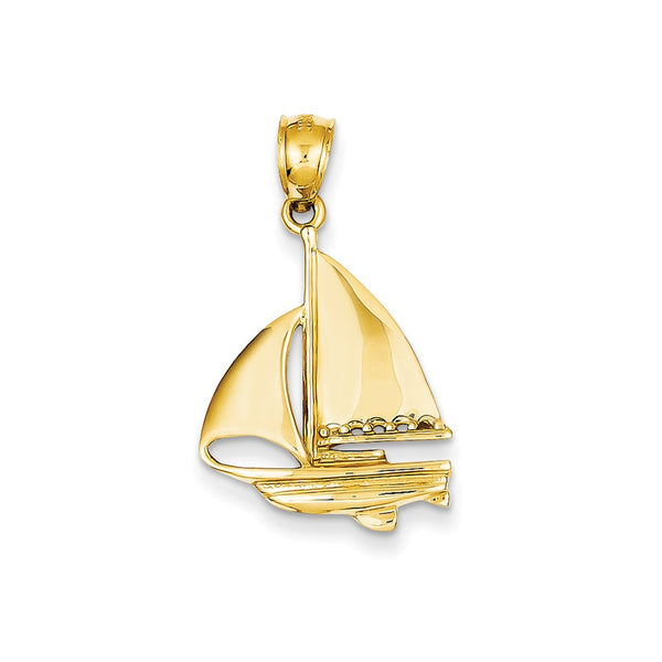 Pendants & Charms,Gold,Yellow,14K,28 mm,16 mm,Each,Nautical,Between $100-$200