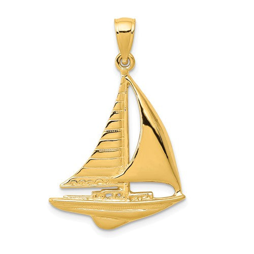 Pendants & Charms,Gold,Yellow,14K,32 mm,20 mm,Each,Nautical,Between $200-$400