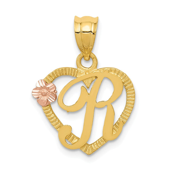 Solid,Casted,Diamond Cut,14K Two-Tone,Textured,Textured Back,Polished & Satin