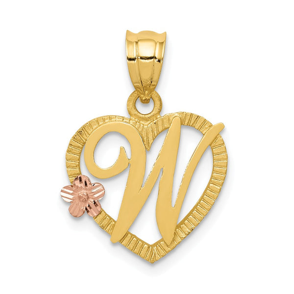 Solid,Casted,Diamond Cut,14K Two-Tone,Textured,Textured Back,Polished & Satin