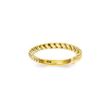 14K Yellow Gold Free Form Knot Ring