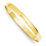 Bracelets,Bangle,Gold,Yellow,14K,6 mm,Polished,6 mm,Solid,Above $600