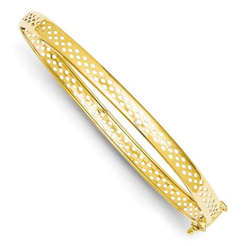 Bracelets,Bangle,Gold,Yellow,14K,4.75 mm,Polished,7 in,4.75 mm,Safety Clasp,Between $400-$600