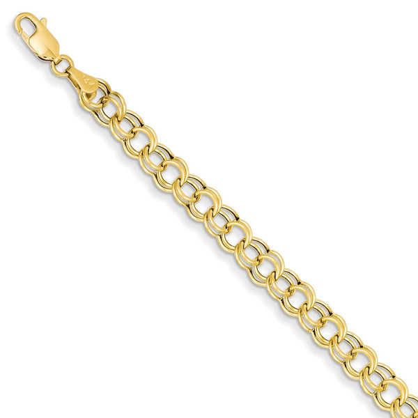 14K Yellow Gold,Hollow,Lobster Clasp