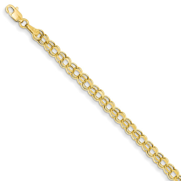 14K Yellow Gold,Hollow,Lobster Clasp