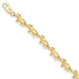 Solid,Diamond Cut,14K Yellow Gold,Open Back,Lobster Clasp