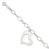 Solid,Polished,14K White Gold,Spring Ring Clasp