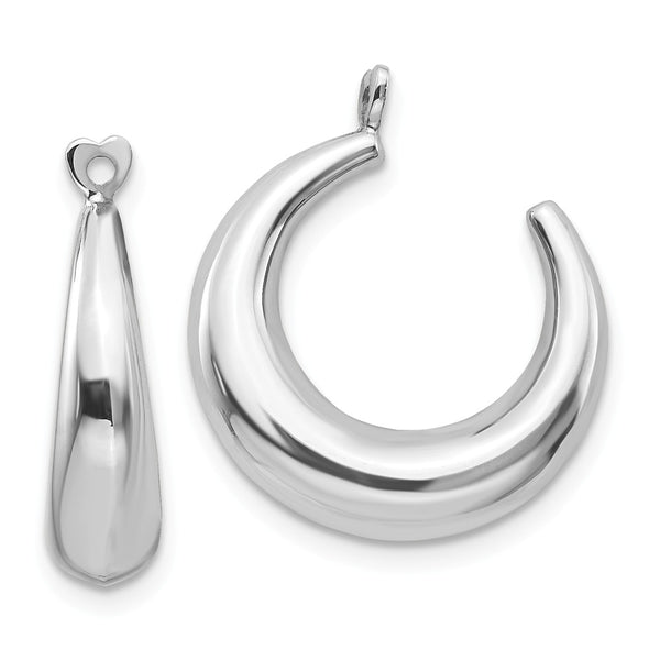 Polished,3-D,14K White Gold,Stamped,Hollow