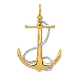 Pendants & Charms,Gold,Yellow,14K,48 mm,31 mm,Each,Nautical,Above $600