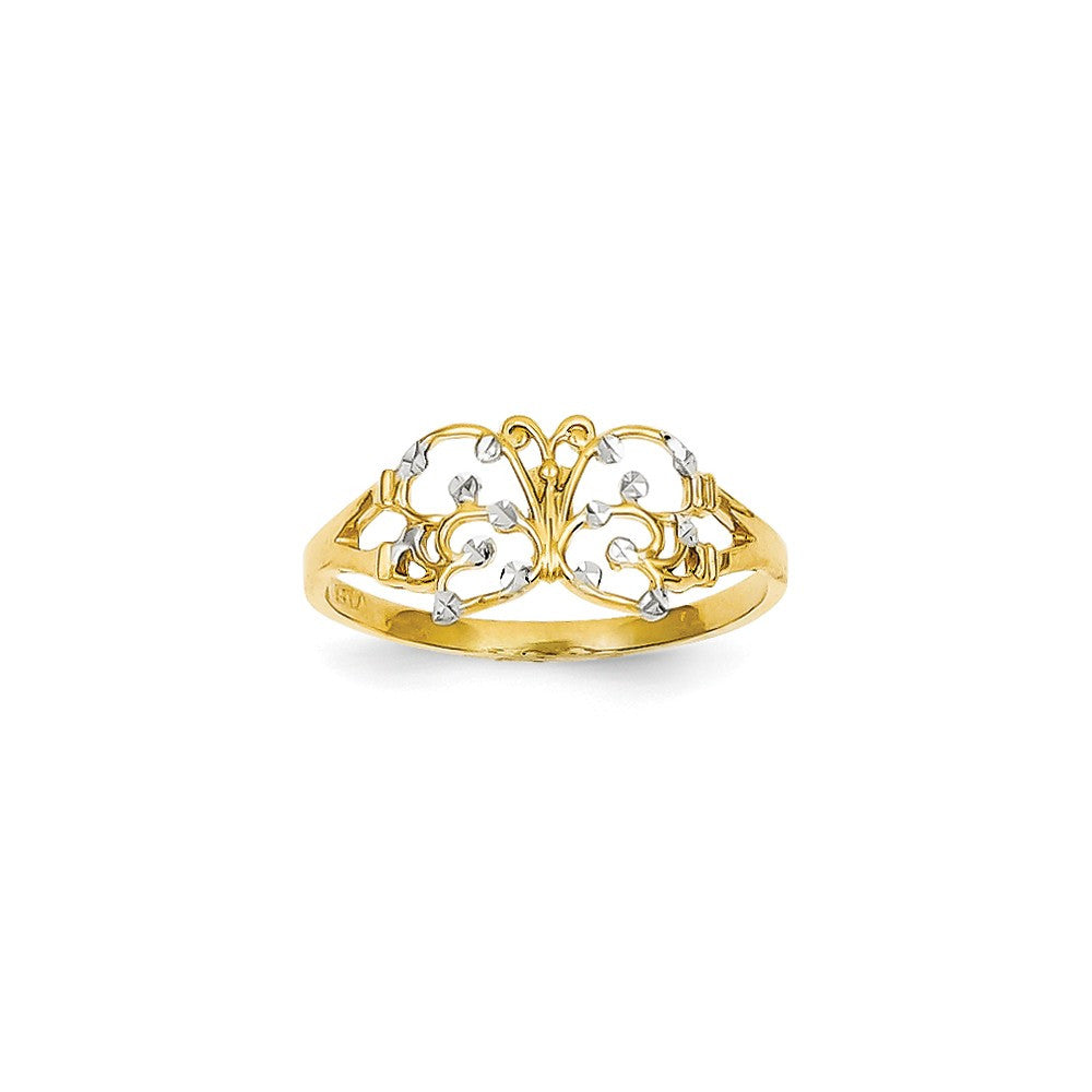 14K Yellow Gold High Polished Dome Ring