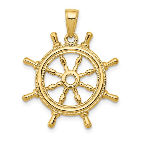 Pendants & Charms,Gold,Yellow,14K,27 mm,22 mm,Each,Nautical,Between $200-$400
