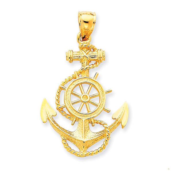 Pendants & Charms,Gold,Yellow,14K,39 mm,24 mm,Each,Nautical,Between $200-$400