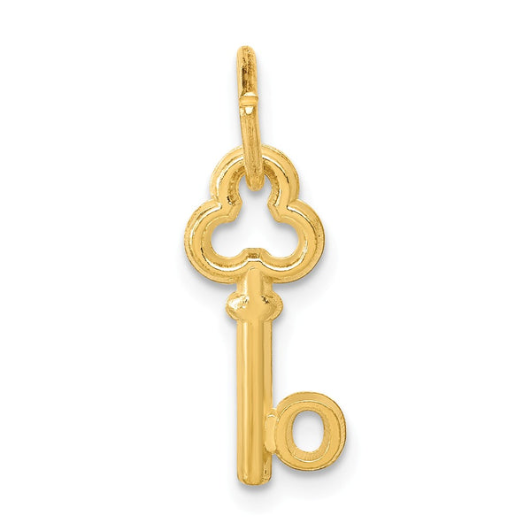 Solid,Casted,Polished,14K Yellow Gold,Flat Back