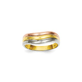 14K Yellow Gold Love Knot Band