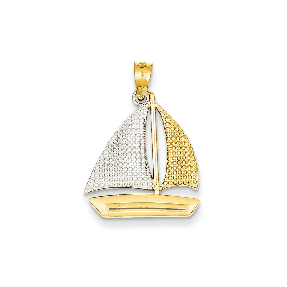 Pendants & Charms,Gold,Two-Tone,14K,20 mm,18 mm,3 mm,5 mm,Nautical,Between $100-$200
