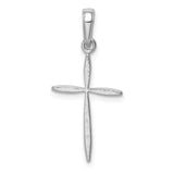 Solid,Polished,14K White Gold,Textured