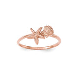14K Yellow Gold Triple Dolphin Band Ring