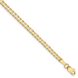 Solid,Polished,14K Yellow Gold,Lobster Clasp