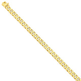 Solid,Casted,Polished,14K Yellow Gold,Avail. With Lobster Clasp,Heavy Duty Box Chain