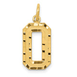 Casted,Diamond Cut,14K Yellow Gold,Textured Back